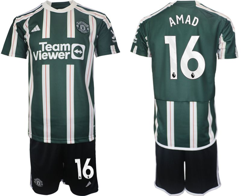 Men 2023-2024 Club Manchester United away green #16 Soccer Jersey->manchester city jersey->Soccer Club Jersey